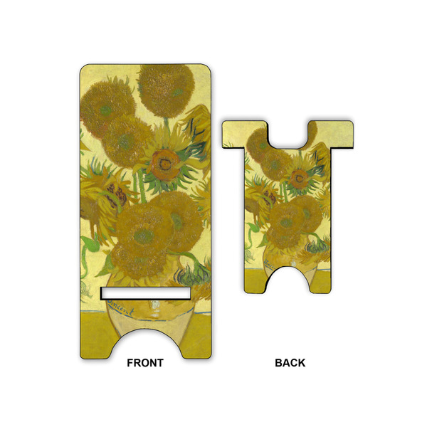 Sunflowers (Van Gogh 1888) Phone Stand - Small - Front & Back