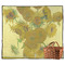 Sunflowers (Van Gogh 1888) Picnic Blanket - Flat - With Basket
