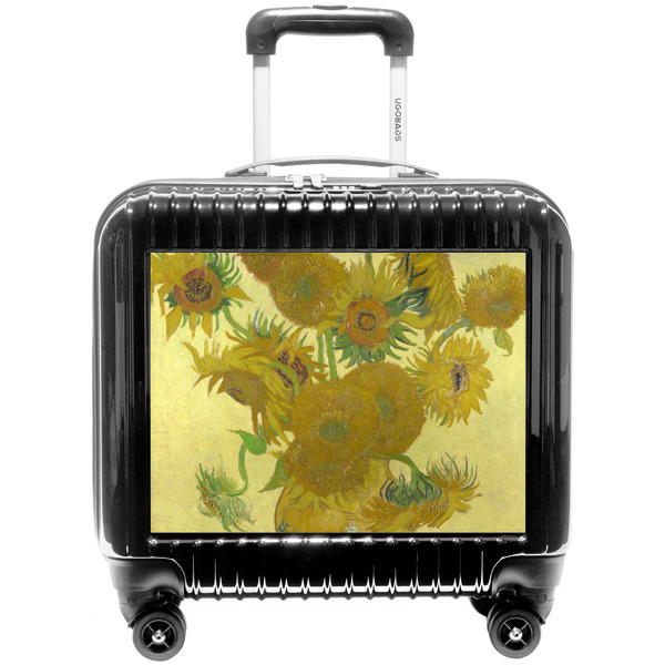 Custom Sunflowers (Van Gogh 1888) Pilot / Flight Suitcase