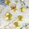 Sunflowers (Van Gogh 1888) Plastic Party Appetizer & Dessert Plates - In Context