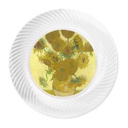 Sunflowers (Van Gogh 1888) Plastic Party Dinner Plates - 10"