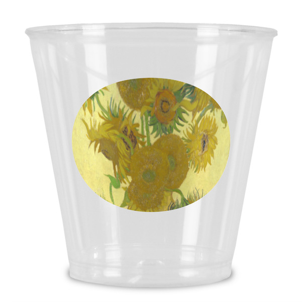 Custom Sunflowers (Van Gogh 1888) Plastic Shot Glass