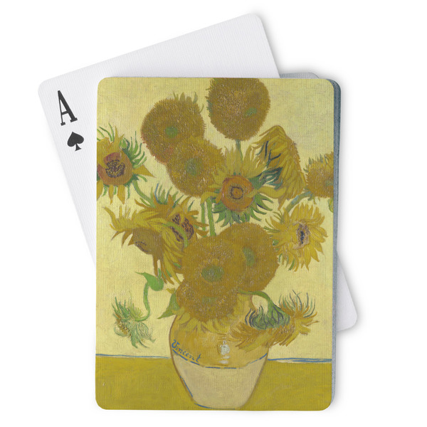 Custom Sunflowers (Van Gogh 1888) Playing Cards