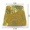 Sunflowers (Van Gogh 1888) Poly Film Empire Lampshade - Dimensions