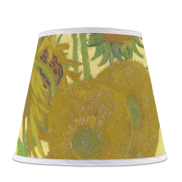 Sunflowers (Van Gogh 1888) Poly Film Empire Lampshade - Front View
