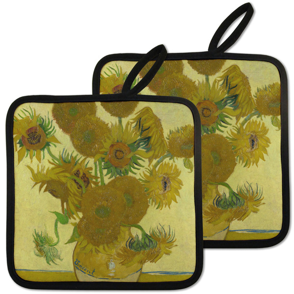 Sunflowers (Van Gogh 1888) Pot Holders - Set of 2 MAIN