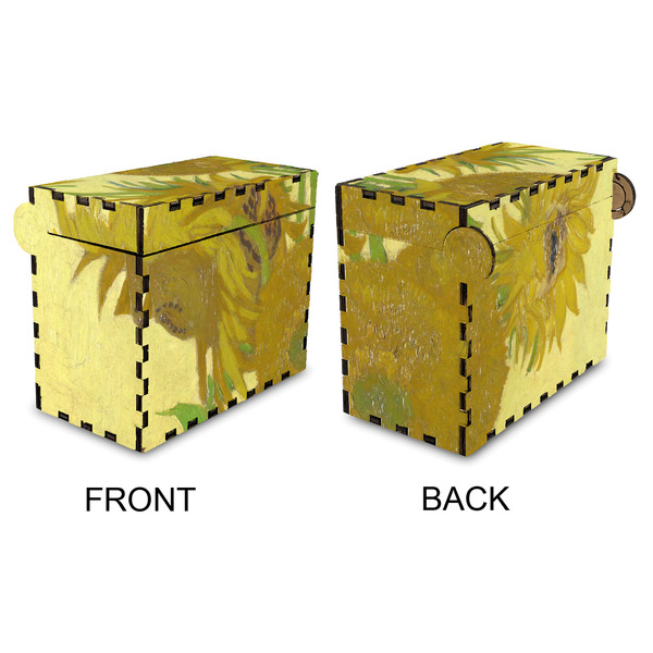 Sunflowers (Van Gogh 1888) Recipe Box - Full Color - Approval