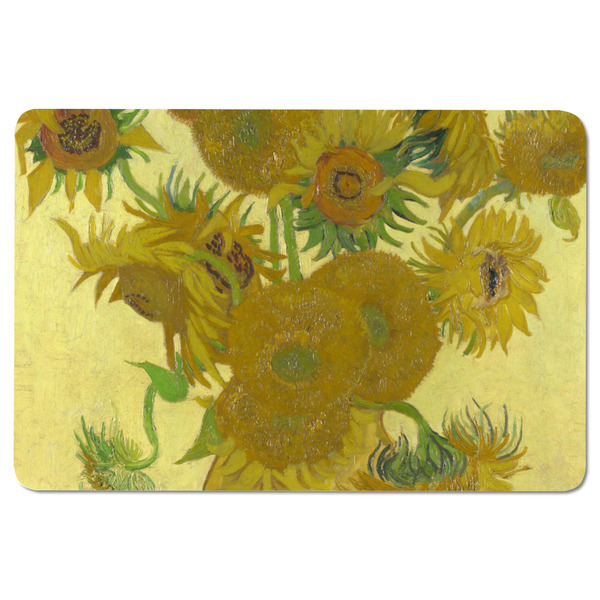 Sunflowers (Van Gogh 1888) Rectangular Fridge Magnet - FRONT