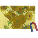 Sunflowers (Van Gogh 1888) Rectangular Fridge Magnet