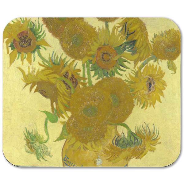 Sunflowers (Van Gogh 1888) Rectangular Mouse Pad - APPROVAL