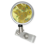 Sunflowers (Van Gogh 1888) Retractable Badge Reel