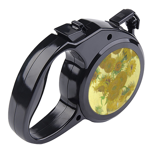 Sunflowers (Van Gogh 1888) Retractable Dog Leash - Angle