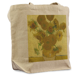 Sunflowers (Van Gogh 1888) Reusable Cotton Grocery Bag - Single