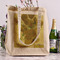 Sunflowers (Van Gogh 1888) Reusable Cotton Grocery Bag - In Context