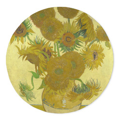 Sunflowers (Van Gogh 1888) 5' Round Indoor Area Rug