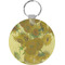 Sunflowers (Van Gogh 1888) Round Plastic Keychain