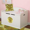 Sunflowers (Van Gogh 1888) Round Wall Decal on Toy Chest