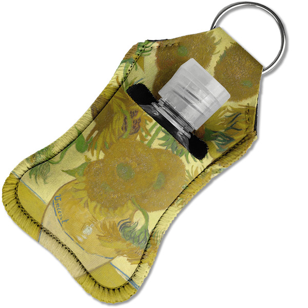 Sunflowers (Van Gogh 1888) Sanitizer Holder Keychain - Small in Case