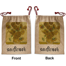 Sunflowers (Van Gogh 1888) Santa Sack - Front & Back