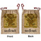 Sunflowers (Van Gogh 1888) Santa Sack - Front & Back
