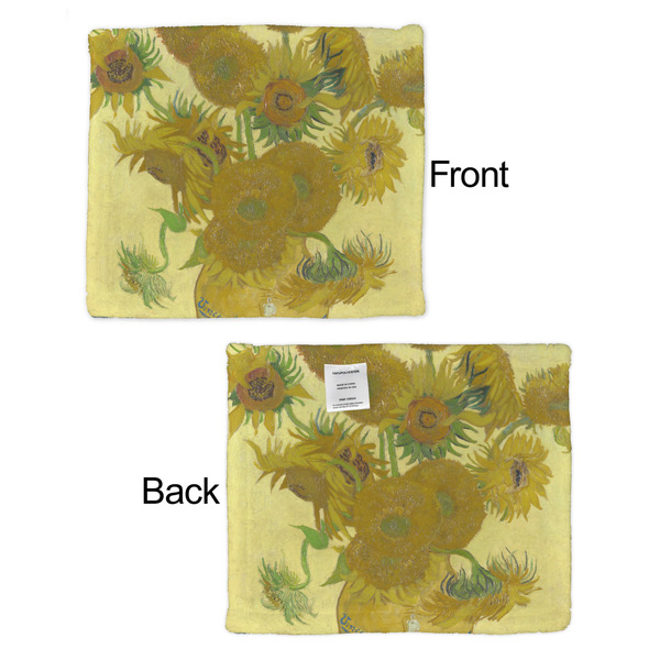 Sunflowers (Van Gogh 1888) Security Blanket - Front & Back View