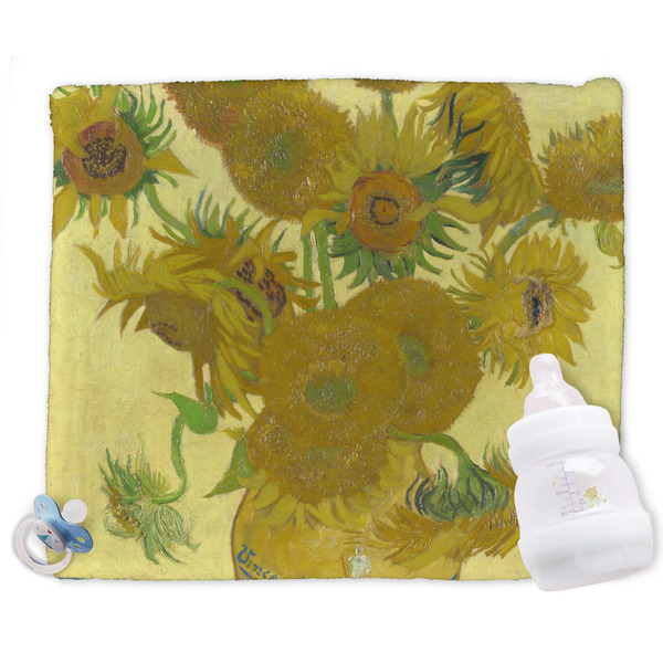 Custom Sunflowers (Van Gogh 1888) Security Blanket - Single Sided