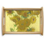 Sunflowers (Van Gogh 1888) Natural Wooden Tray - Small