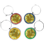 Sunflowers (Van Gogh 1888) Wine Charms (Set of 4)