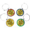 Sunflowers (Van Gogh 1888) Wine Charms (Set of 4)