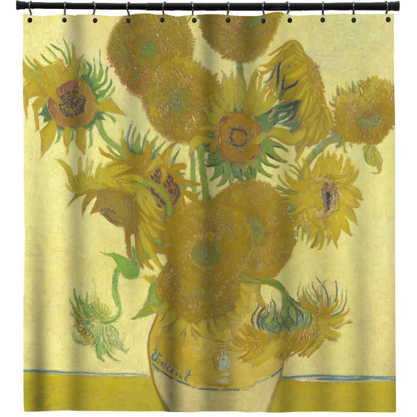 Custom Sunflowers (Van Gogh 1888) Shower Curtain