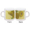 Sunflowers (Van Gogh 1888) Single Shot Espresso Cup - Single - Front & Back