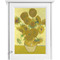 Sunflowers (Van Gogh 1888) Single White Cabinet Decal