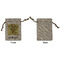 Sunflowers (Van Gogh 1888) Small Burlap Gift Bag - Front Approval