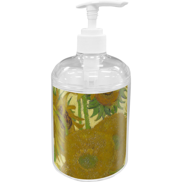 Custom Sunflowers (Van Gogh 1888) Acrylic Soap & Lotion Bottle