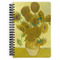 Sunflowers (Van Gogh 1888) Spiral Journal Large - Front View