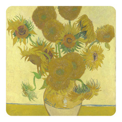 Sunflowers (Van Gogh 1888) Square Decal - Medium