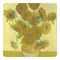 Sunflowers (Van Gogh 1888) Square Decal
