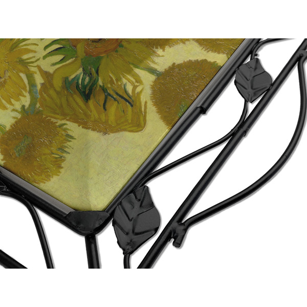 Sunflowers (Van Gogh 1888) Square Trivet - Detail