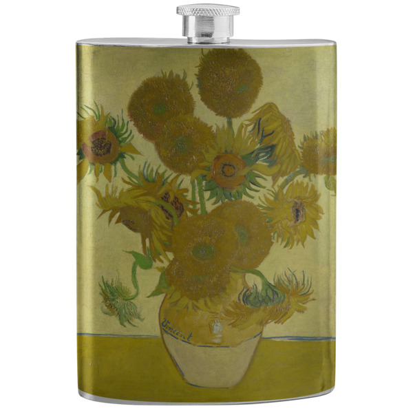 Custom Sunflowers (Van Gogh 1888) Stainless Steel Flask