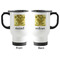 Sunflowers (Van Gogh 1888) Stainless Steel Travel Mug with Handle - Front & Back