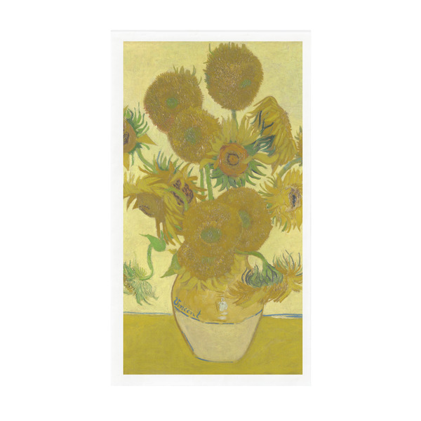 Custom Sunflowers (Van Gogh 1888) Guest Towels - Full Color - Standard