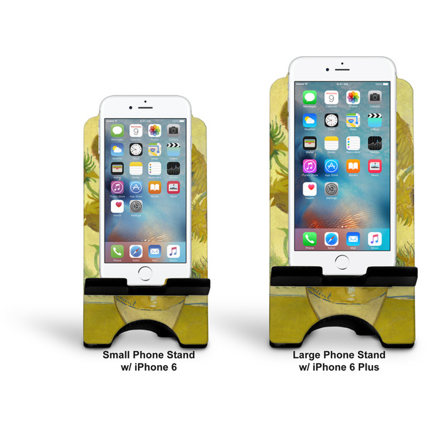 Sunflowers (Van Gogh 1888) Stylized Phone Stand - Comparison