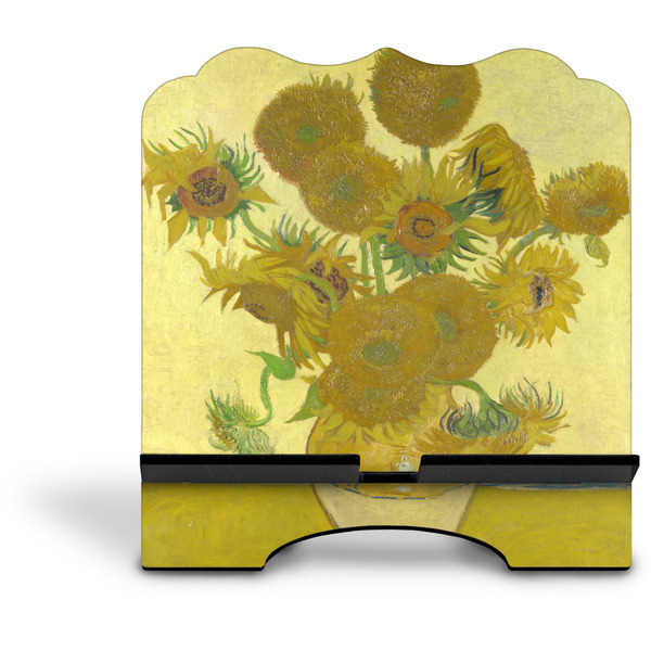 Sunflowers (Van Gogh 1888) Stylized Tablet Stand - Front without iPad