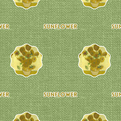 Sunflowers (Van Gogh 1888) Fabric by the Yard