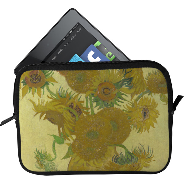 Custom Sunflowers (Van Gogh 1888) Tablet Case / Sleeve - Small