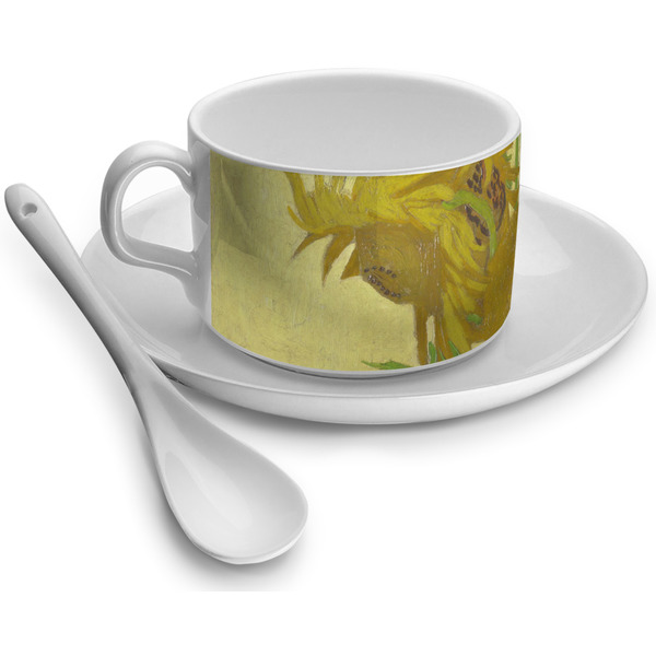 Custom Sunflowers (Van Gogh 1888) Tea Cup - Single