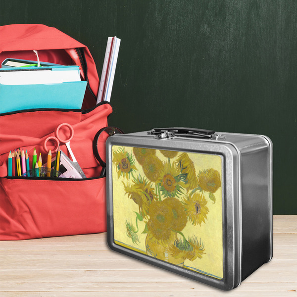 Sunflowers (Van Gogh 1888) Tin Lunchbox - LIFESTYLE