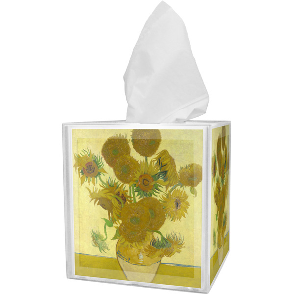 Custom Sunflowers (Van Gogh 1888) Tissue Box Cover