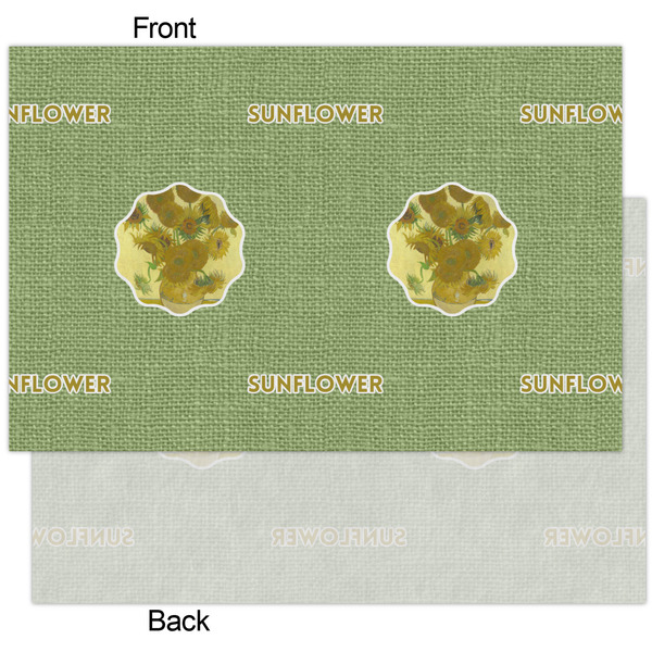 Sunflowers (Van Gogh 1888) Tissue Paper - Heavyweight - XL - Front & Back