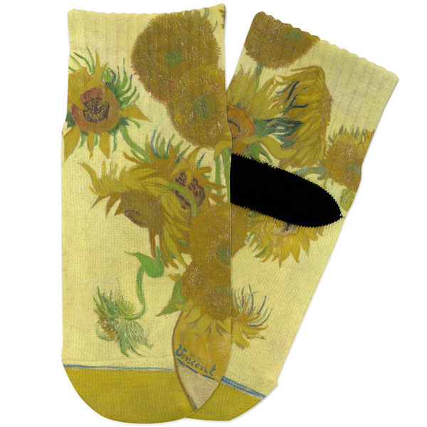 Custom Sunflowers (Van Gogh 1888) Toddler Ankle Socks